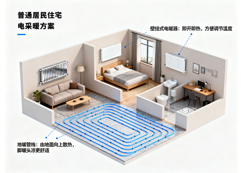 民用建筑电采暖方案